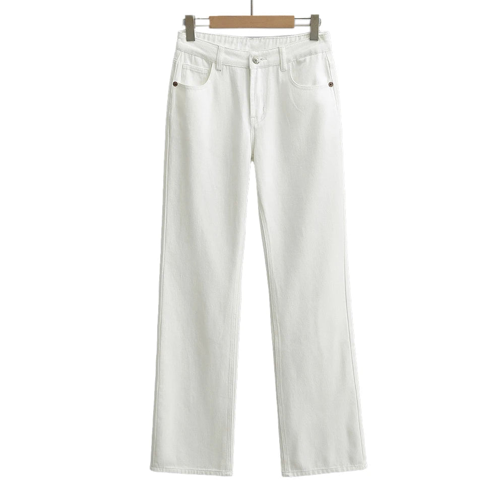 Basic straight jeans
