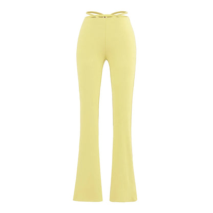 Expanding tights with elastic waist