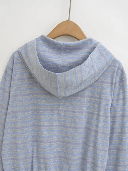 Basic Striped Sweatshirt