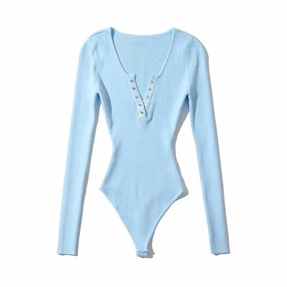Bodysuit and buttons