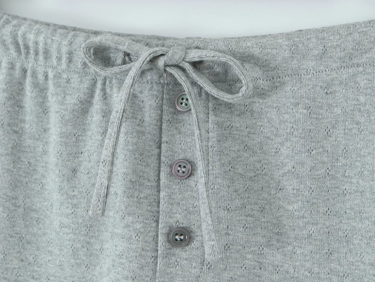 Gray aesthetic shorts