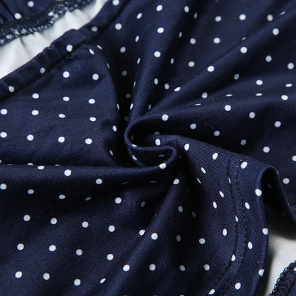 Dotted skirt and tank top set