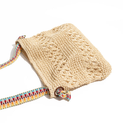 Boho straw style bag