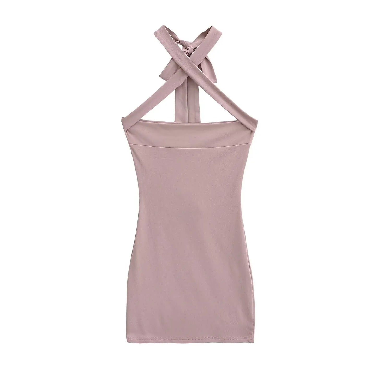 X collar dress