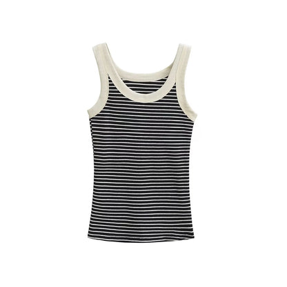 Basic striped tank top