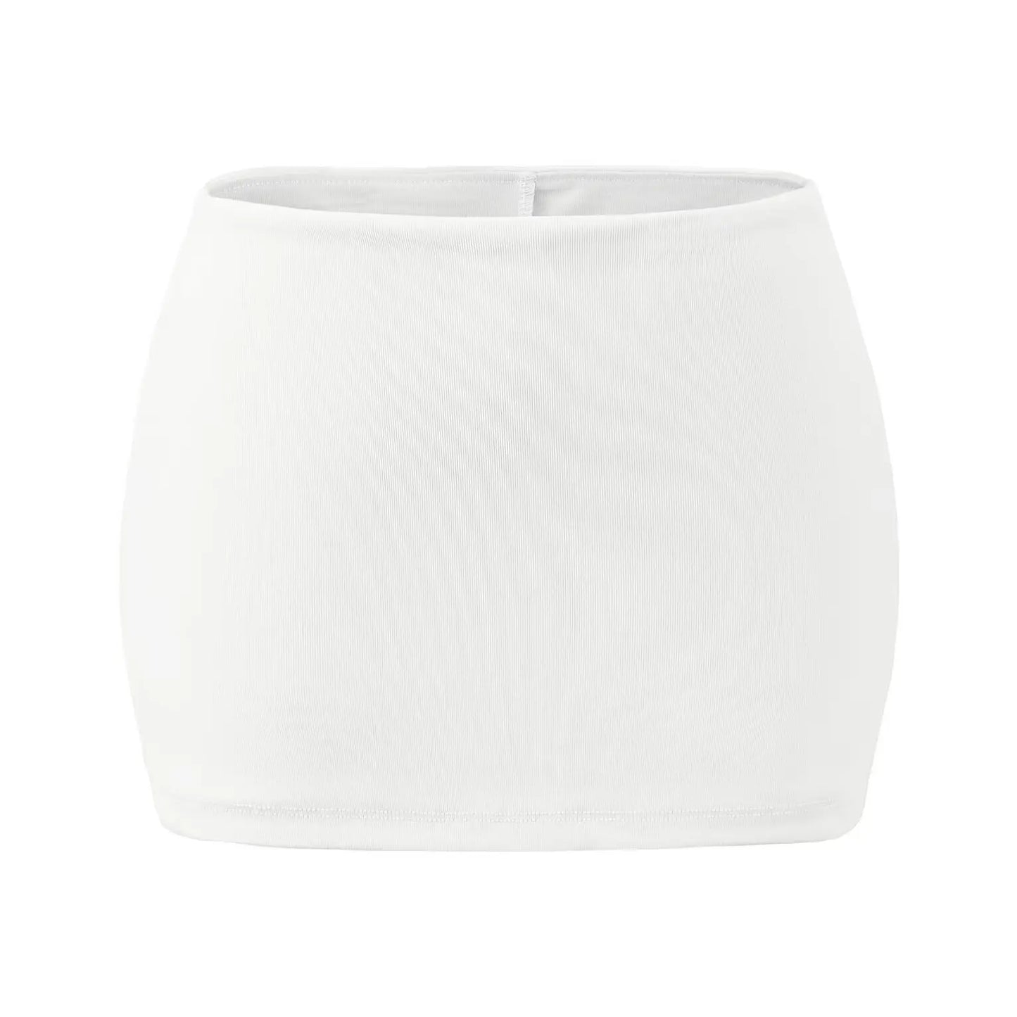 Mini skirt with built-in tights