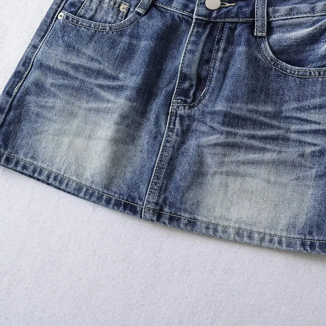Basic denim skirt