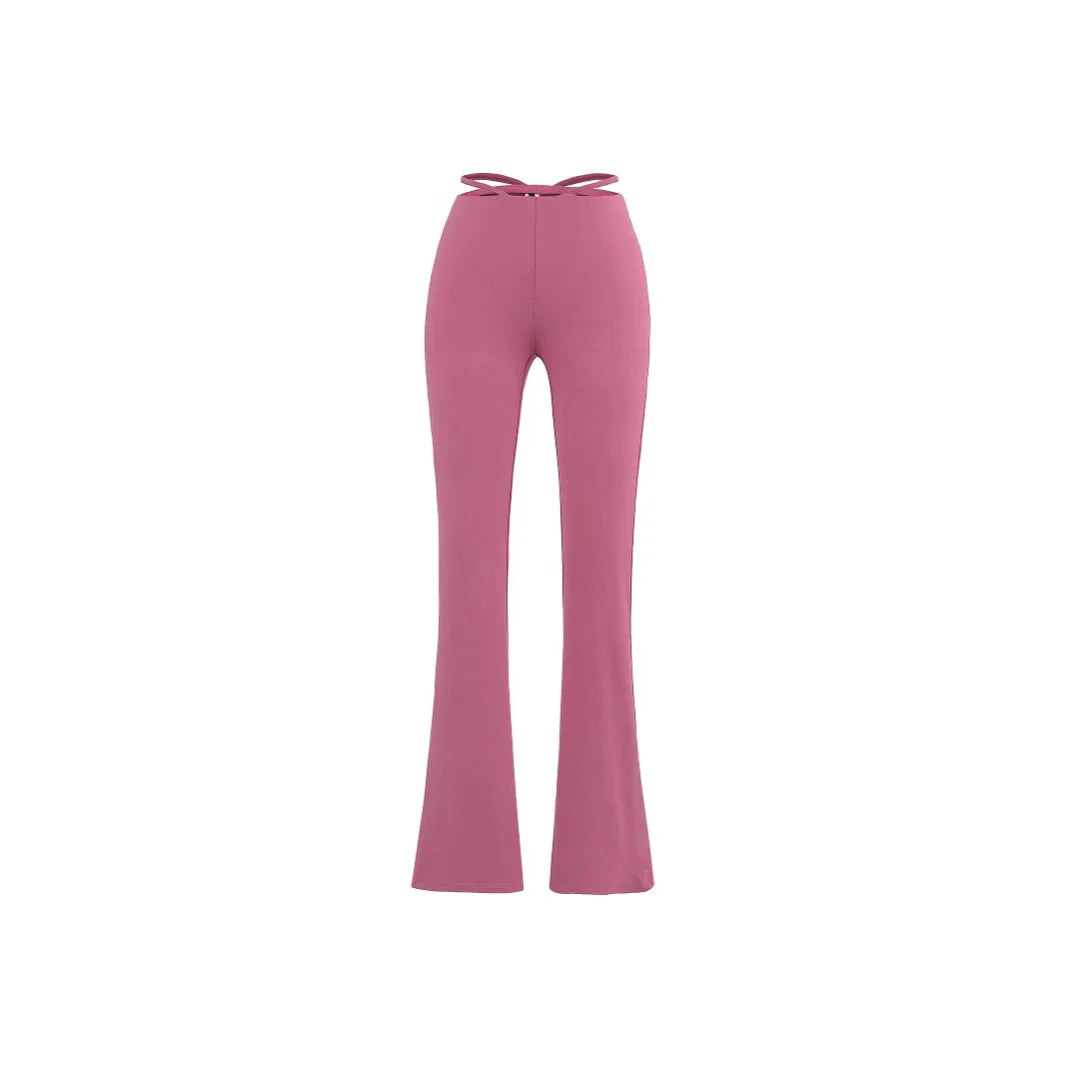 Expanding tights with elastic waist