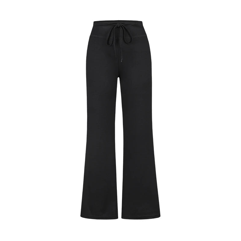 Soft high waisted straight pants