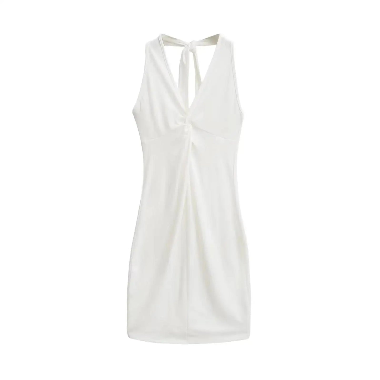 A dress with a twist in the chest
