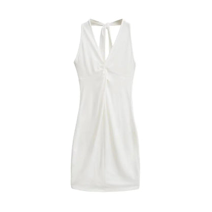 A dress with a twist in the chest