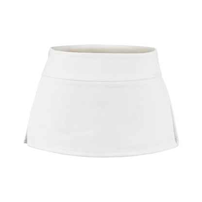 Mini skirt with trousers