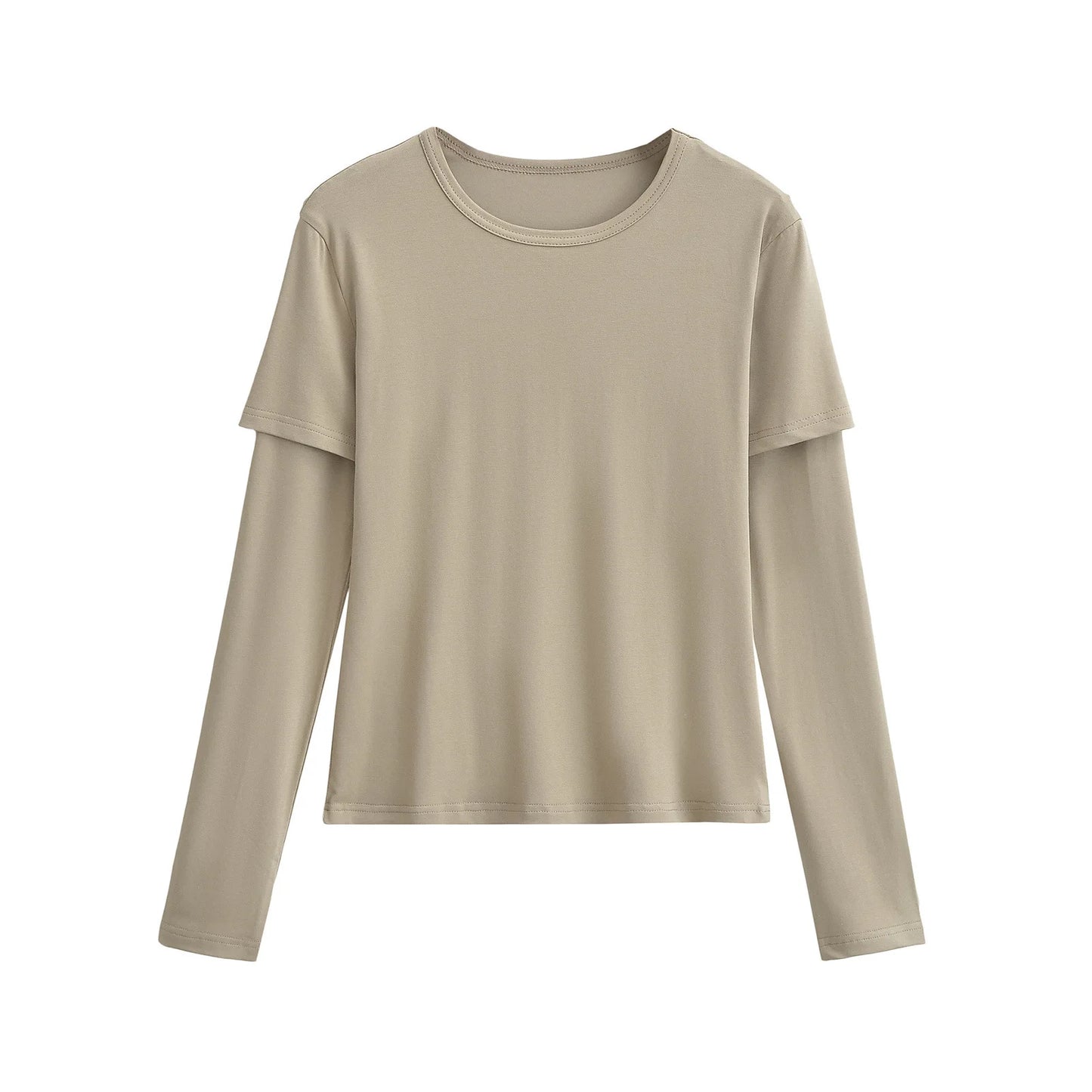 Long shirt like two layers