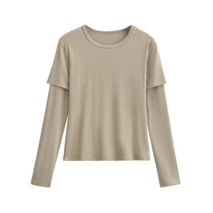 Long shirt like two layers
