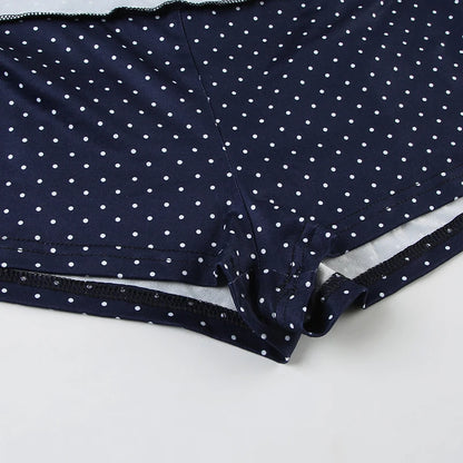 Dotted skirt and tank top set