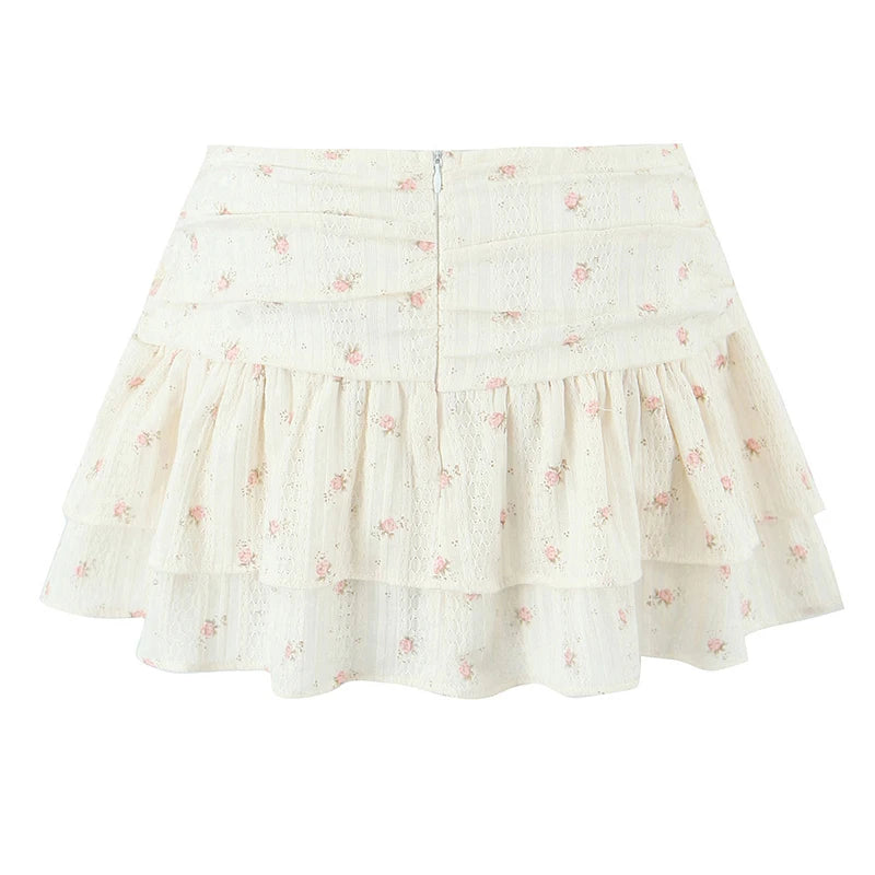 Aesthetic layered skirt