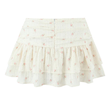 Aesthetic layered skirt