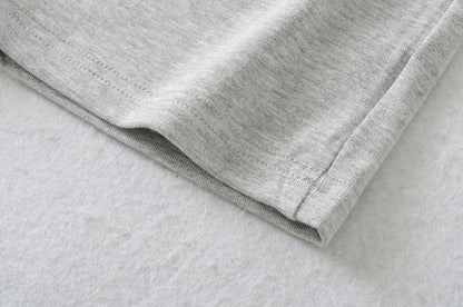Pajama shorts with buttons
