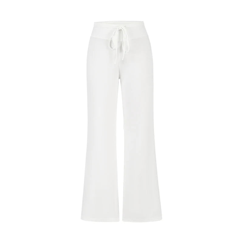 Soft high waisted straight pants