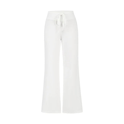 Soft high waisted straight pants
