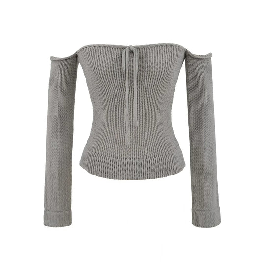 חולצה ארוכה סרוגה