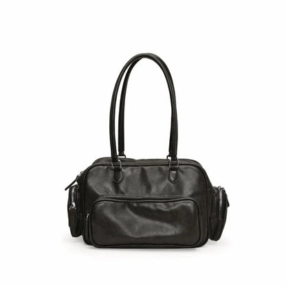 A small handbag with several pockets
