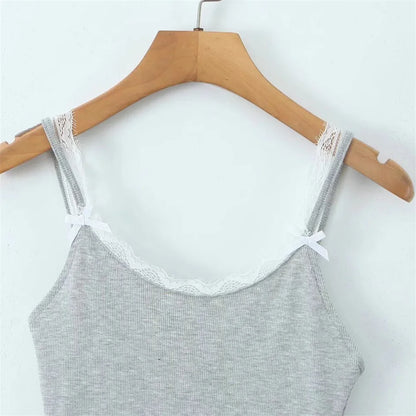 Overall with lace decorations