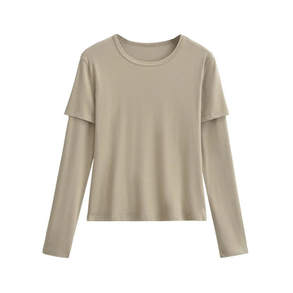 Long shirt like two layers