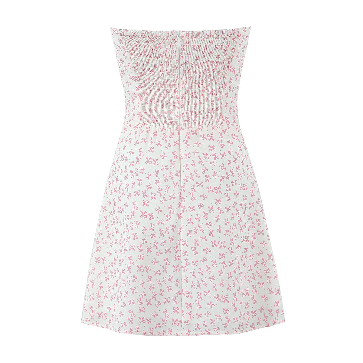 Bow tie dress with ribbon