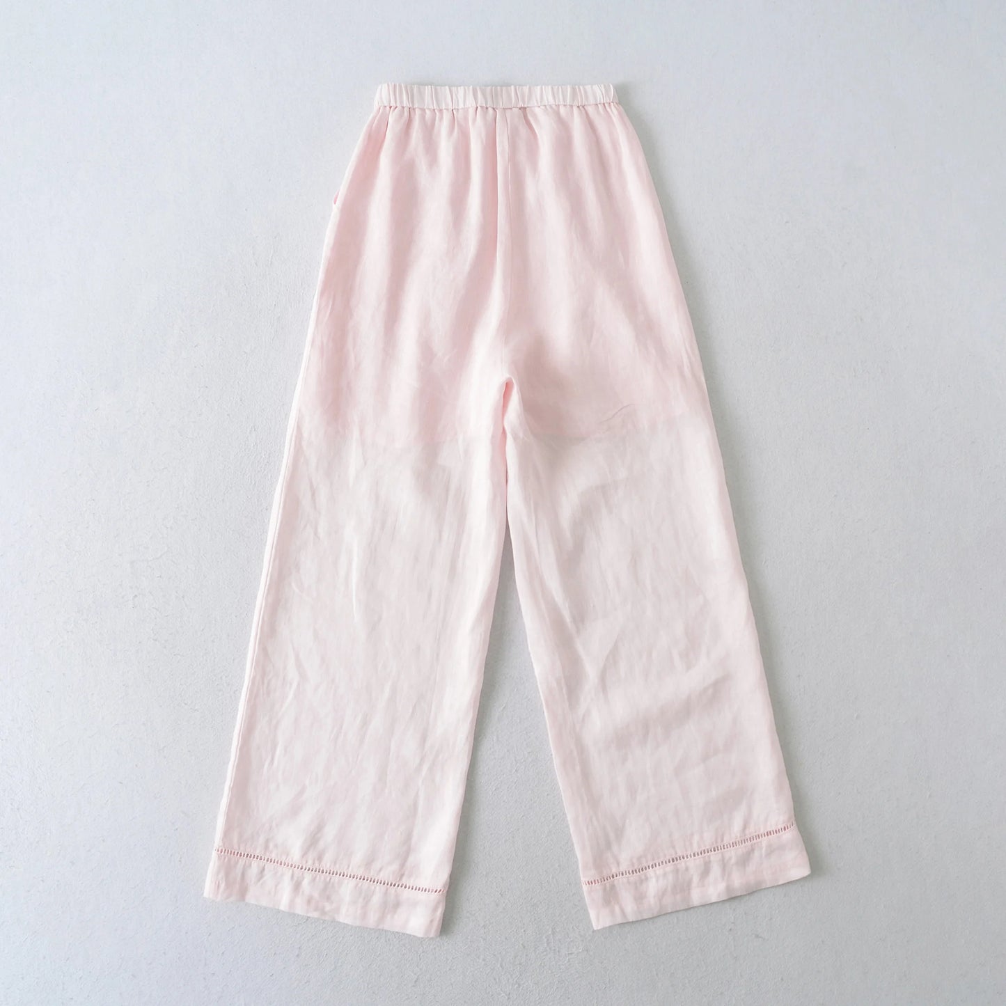 Light wide trousers