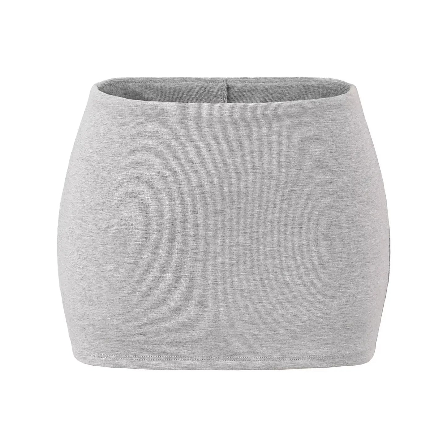 Mini skirt with built-in tights