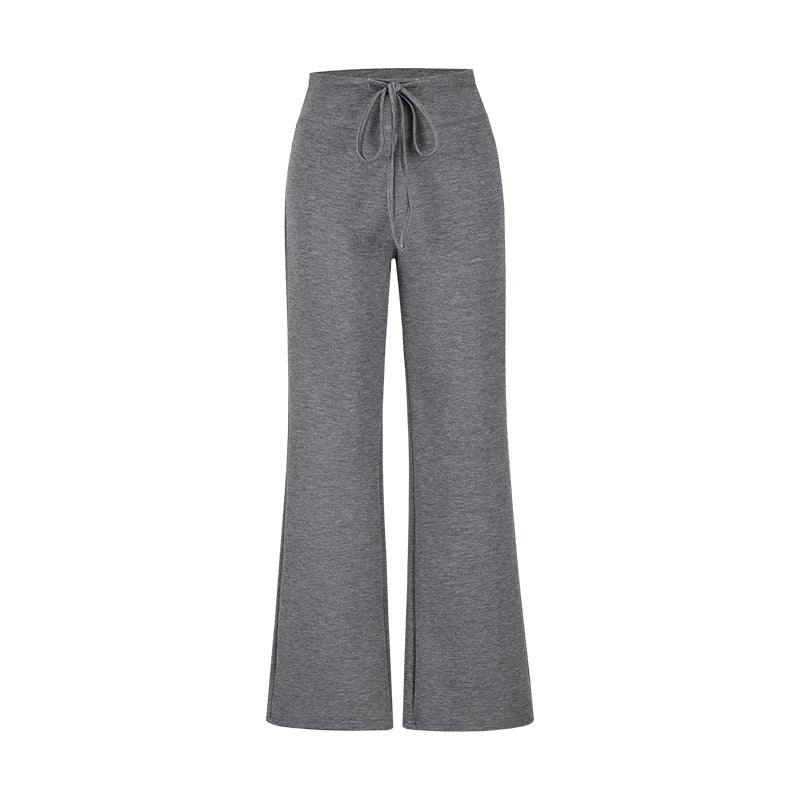 Soft high waisted straight pants