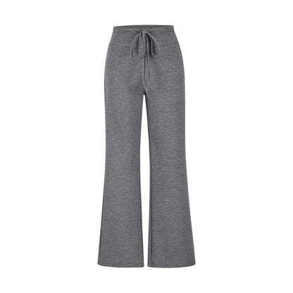 Soft high waisted straight pants
