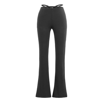 Expanding tights with elastic waist