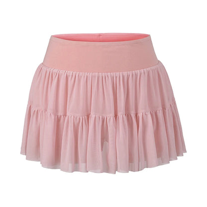 Skirt with mesh layers