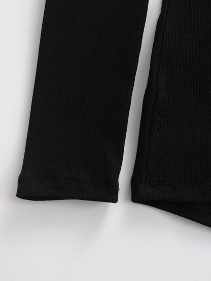 Buttoned v-neck overall