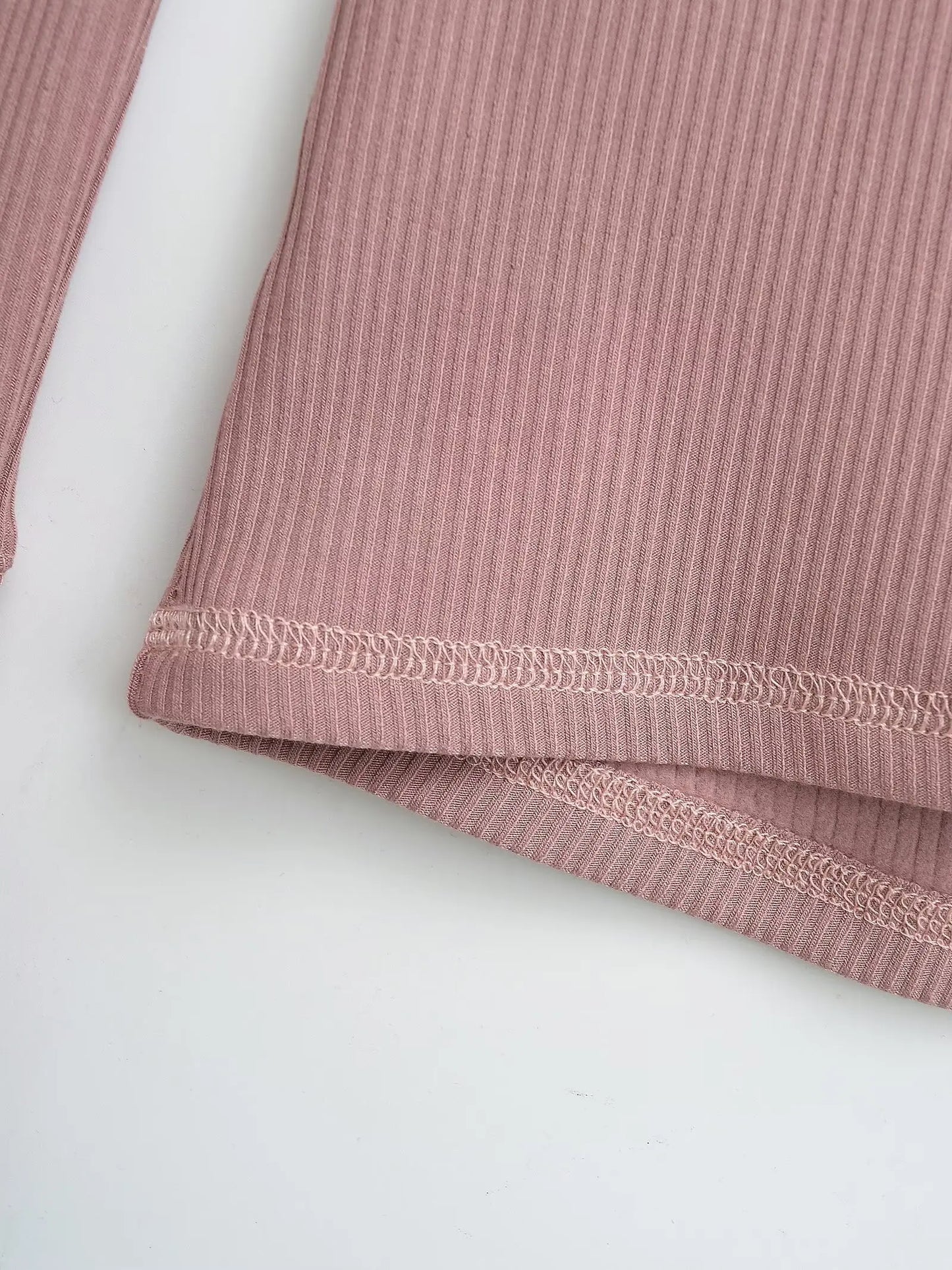 Half-open button-down shirt