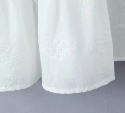 Aesthetic long lace skirt