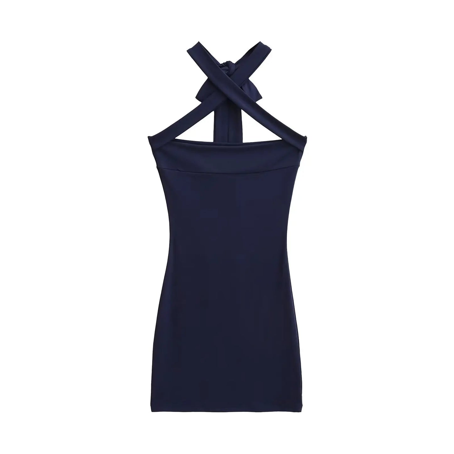 X collar dress