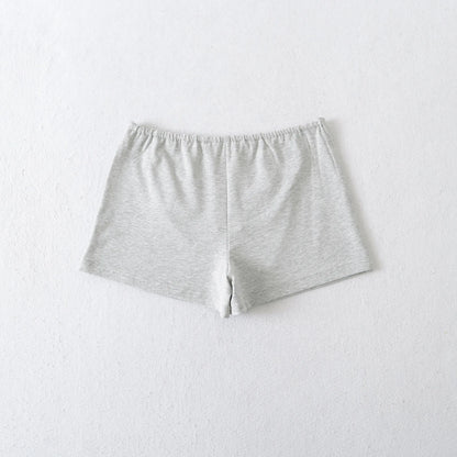 Pajama shorts with buttons