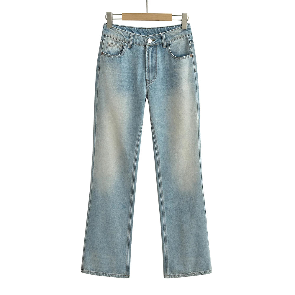 Basic straight jeans