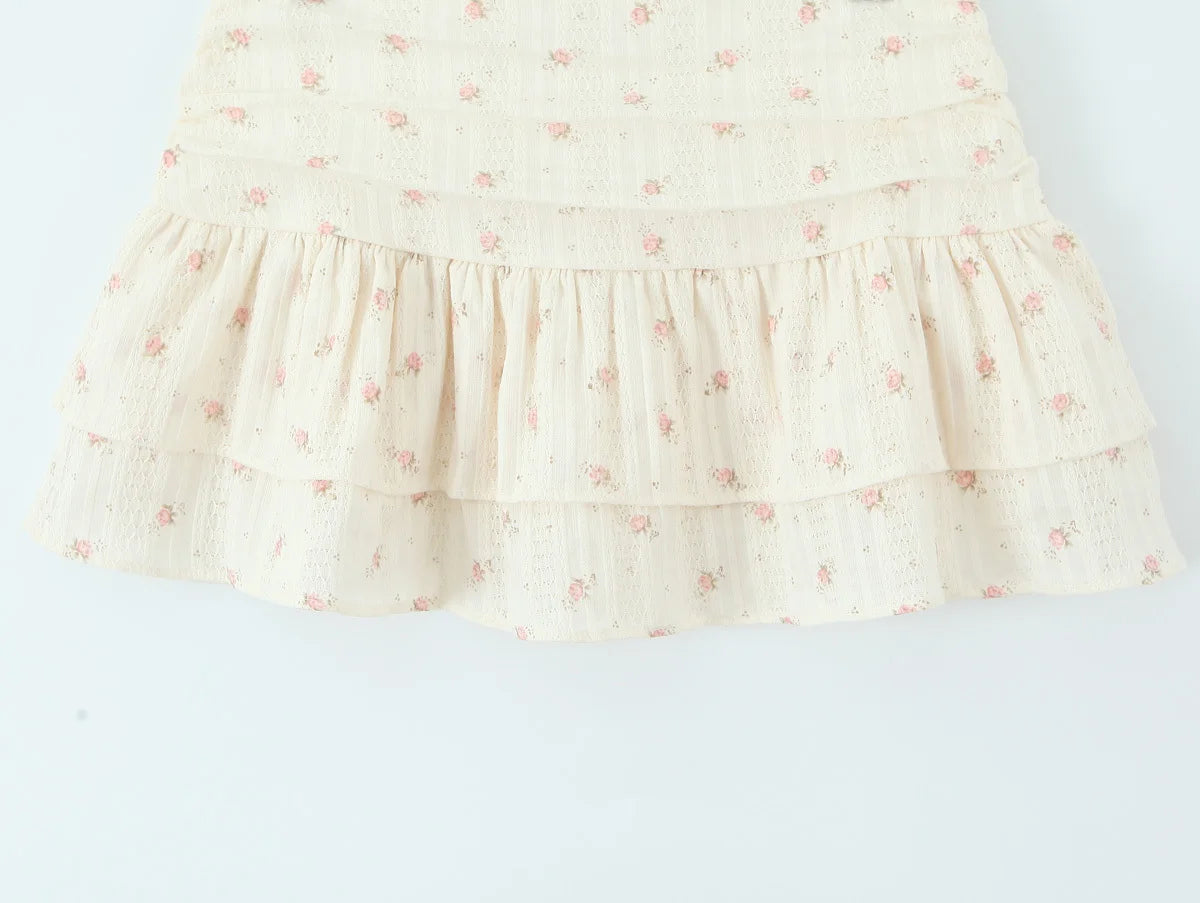 Aesthetic layered skirt