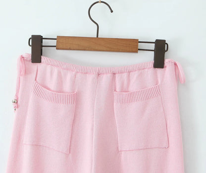 מכנסיים אסתטיים עם חרוזים