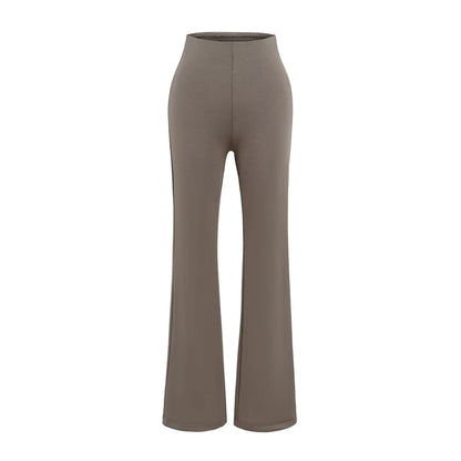 High rise flared pants