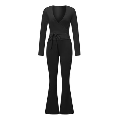 A set of folding tights and a shell top