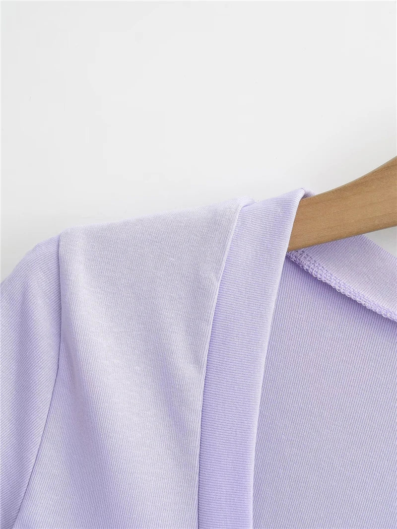 Basic round neckline dress