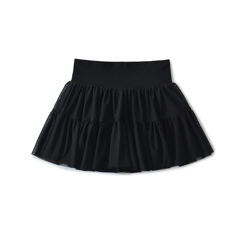 Skirt with mesh layers