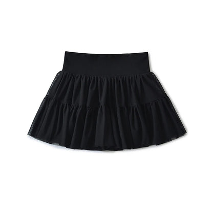 Skirt with mesh layers