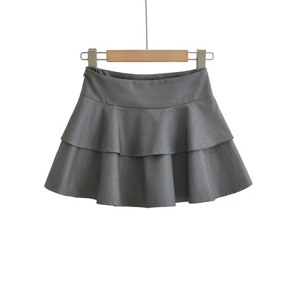 Short layered skirt