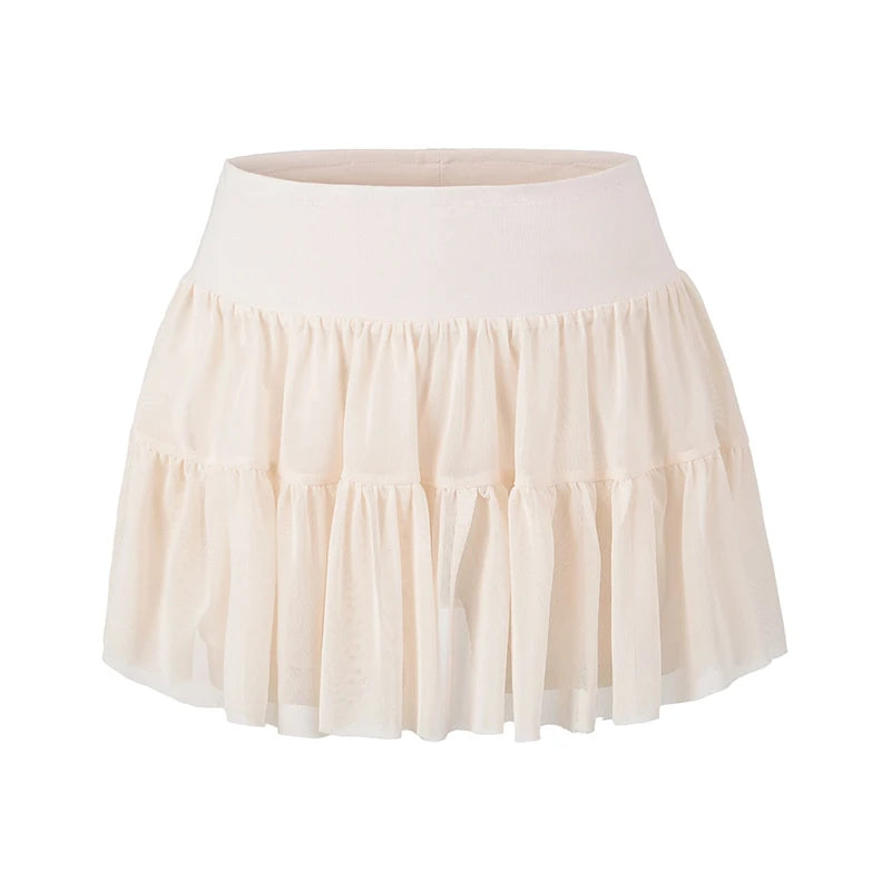 Skirt with mesh layers